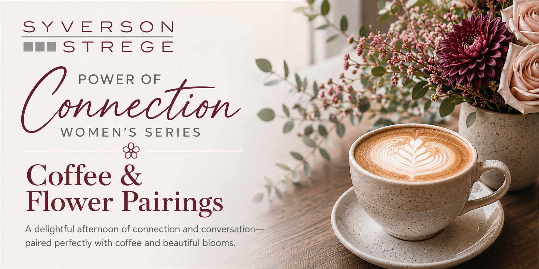 Coffee + Flower Pairings Eventbrite header