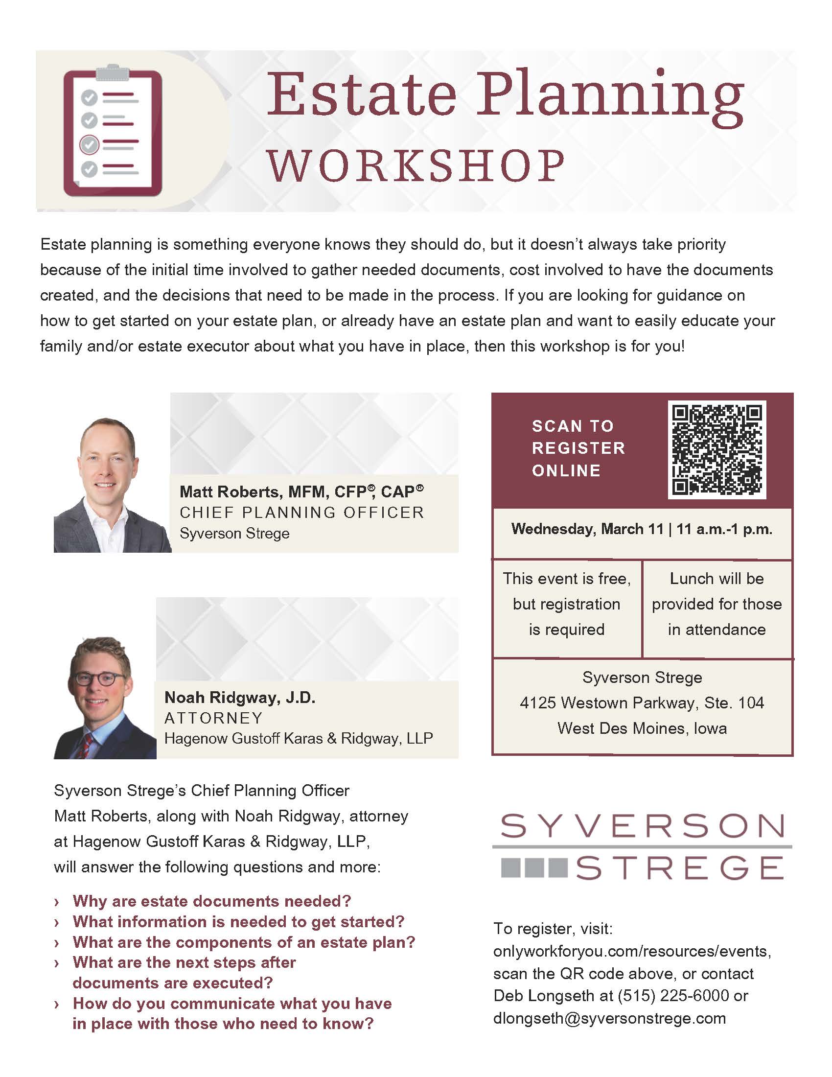 Estate Planning Workshop SS Flyer Final_012626