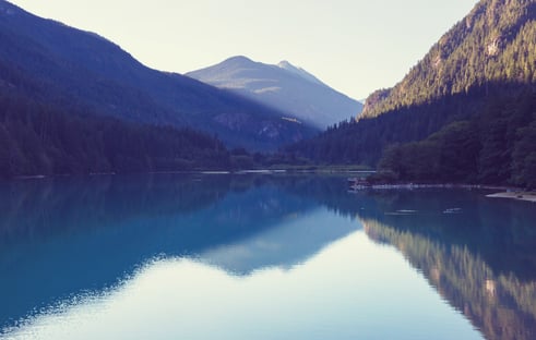 River with Mountains