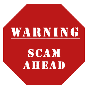 Warning-Scam Ahead Icon