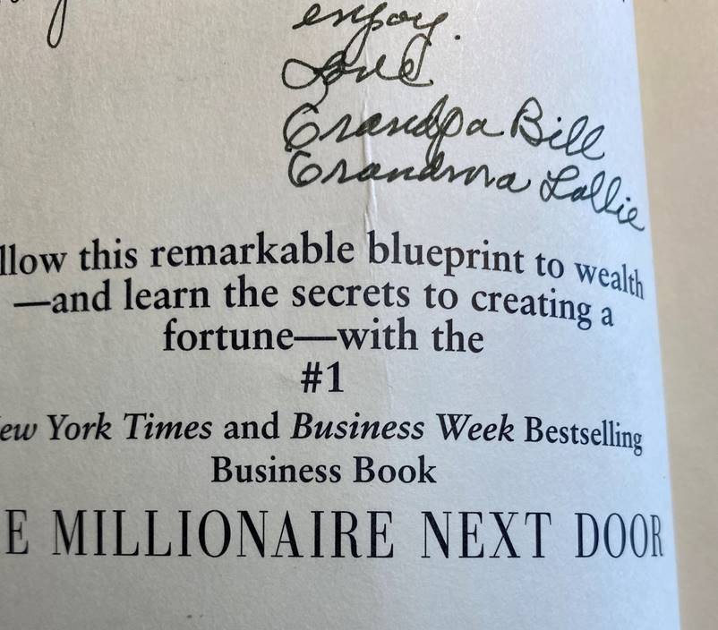 The Millionaire Next Door: A Gift That Changed My Life